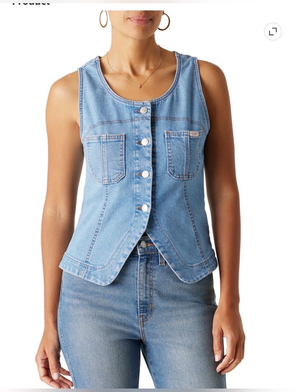 Levi Strauss Signature Women’s Vintage Summer Vest